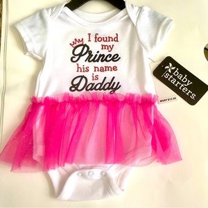 Side 3 month baby girl onesie